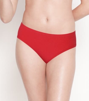 Medium Coverage Solid Bikini Panty